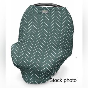 Itzy Ritzy Mom Boss 4-in-1 Carseat, Shopping Cart, or Breastfeeding Cover, Scarf